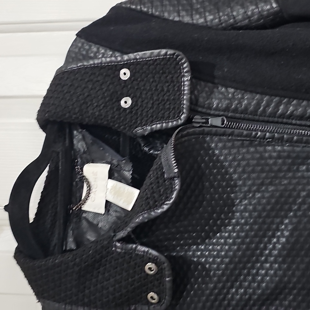 Cache Black Texture Jacket Size M - image 6